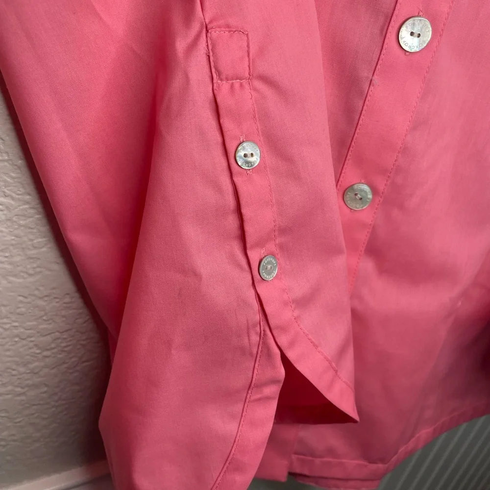 Foxcroft for Appleseeds Pink Button Down Shirt Wrinkle Free Long Sleeve 20W - Picture 3 of 4